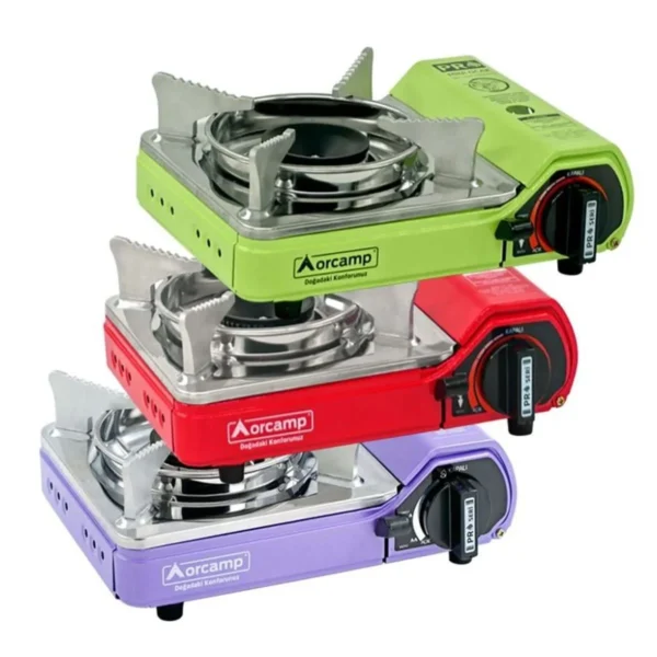 Orcamp CK-506 Tekli Mini Portatif Kamp Ocağı Mor