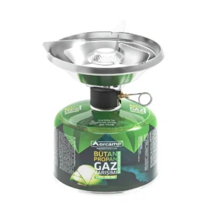 Orcamp K-193 Rüzgarlıklı Kamp Ocağı & 230 Gram Tüplü Set