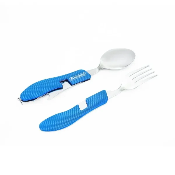 Orcamp OUT-1350 Kamp Çatal Kaşık Bıçak Seti – Mavi