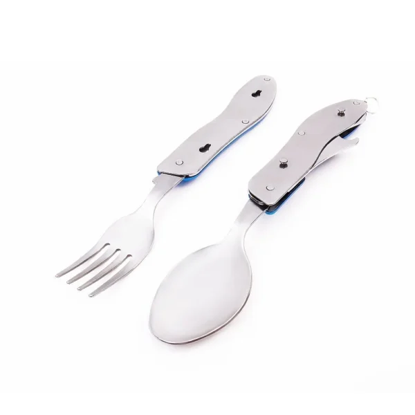Orcamp OUT-1350 Kamp Çatal Kaşık Bıçak Seti – Mavi