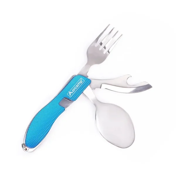 Orcamp OUT-1350 Kamp Çatal Kaşık Bıçak Seti – Mavi