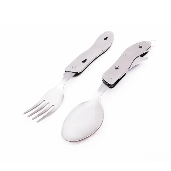 Orcamp OUT-1350 Kamp Çatal Kaşık Bıçak Seti – Siyah