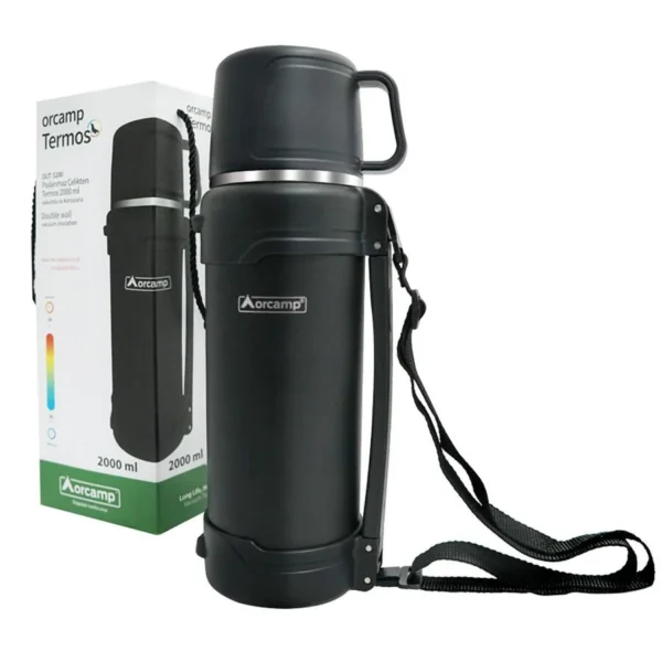 Orcamp OUT-5200 Çift Yalıtım Çelik Termos 2 lt