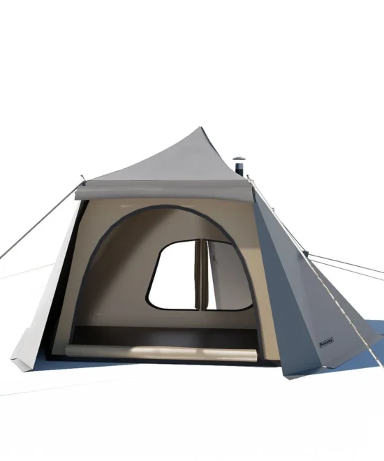 Orcamp Dome 4 Kişilik Kamp Çadırı – Soba Bacalı – 4 Mevsim