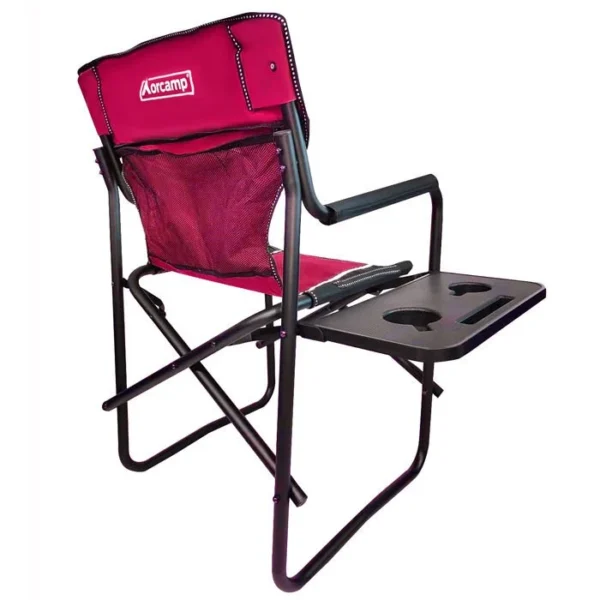 Orcamp Katlanır Masalı Lüks Kamp Sandalyesi Kırmızı