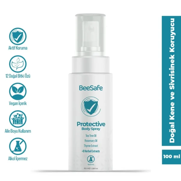 BeeSafe Doğal Kene ve Sivrisinek Kovucu Sprey  – 100 ml